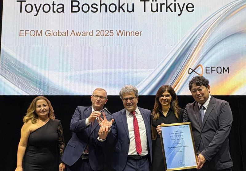 EFQM'DEN GLOBAL TAKDİR TOYOTA BOSHOKU TÜRKİYE'YE KÜRESEL KALİTE ÖDÜLÜ