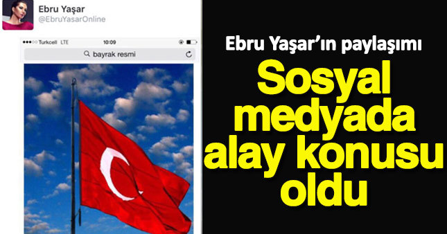Ebru Yaşar'ın paylaşımı sosyal medyada alay konusu oldu