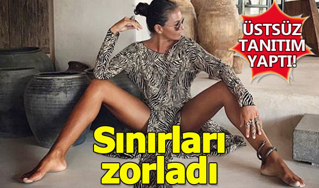 Eda Taşpınar'dan sınırları zorlayan ürün tanıtımı