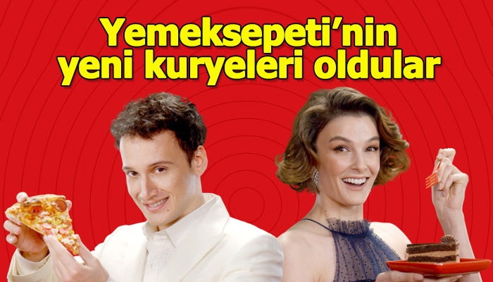 Edis ve Büşra Develi Yemeksepeti'nin kuryesi oldu