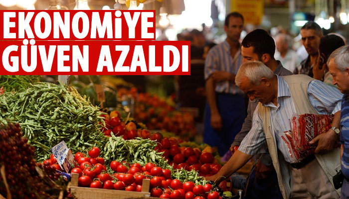 Ekonomiye güven temmuz ayında azaldı