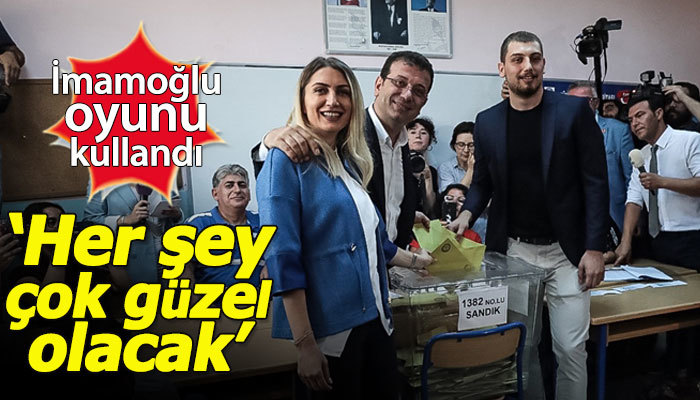 Ekrem İmamoğlu oyunu kullandı