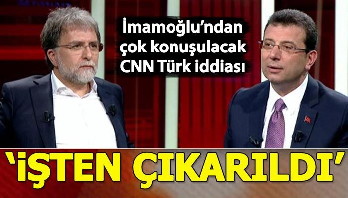 Ekrem İmamoğlu'ndan CNN Türk iddiası