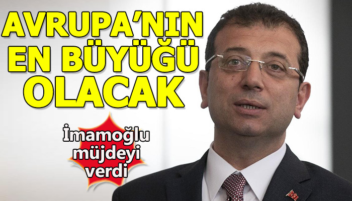 Ekrem İmamoğlu'ndan kütüphane müjdesi