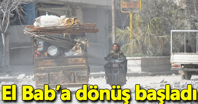 El Bab'a dönüş başladı