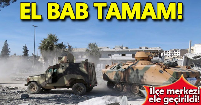 El Bab'da ilçe merkezi ele geçirildi