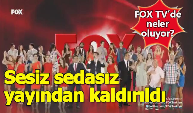 El değiştiren FOX'ta bir program daha yayından kaldırıldı