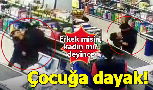 Elazığ'daki bir markette kadın müşteriye "Sen erkek misin-kadın mısın" diye soran çocuk
