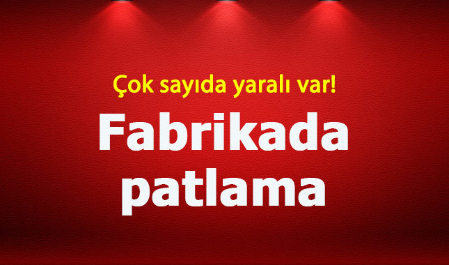 Elmadağ'daki barut fabrikasında patlama
