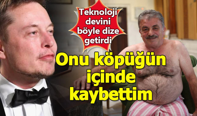 "Onu köpüğün içinde..."