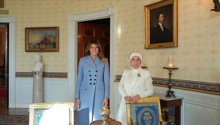 Emine Erdoğan'dan Melania Trump'a teşekkür