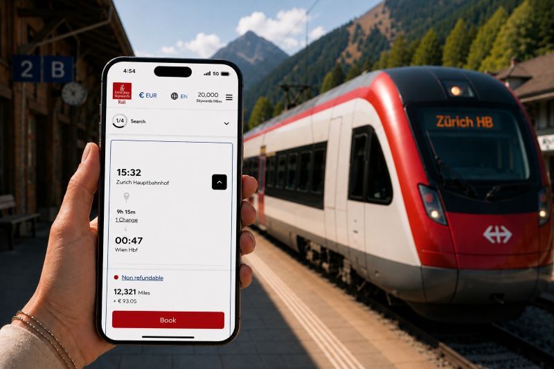 Emirates Skywards üyeleri Avrupa'da Mil kullanarak seyahat edebilecek