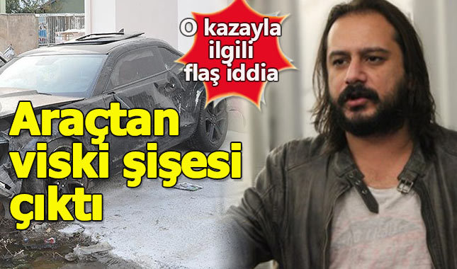 Emrah Serbes'in aracında viski şişesi çıktı