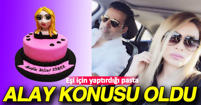 Emrah'ın eşi için yaptırdığı pasta alay konusu oldu