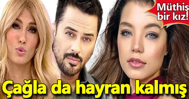 Emre Altuğ'un sevgilisine Çağla da hayran kalmış
