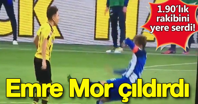 Emre Mor kızardı!