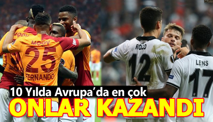 En çok Galatasaray ve Beşiktaş kazandı
