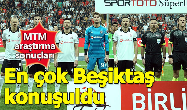 En çok konuşulan kulüp Beşiktaş oldu