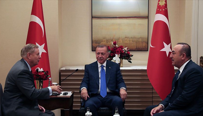 Erdoğan, ABD'de senatör Graham'ı kabul etti