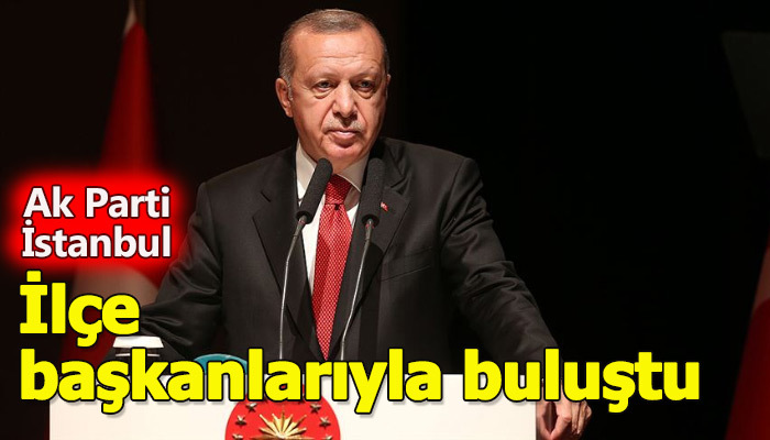 Erdoğan, Ak Parti İstanbul ilçe başkanlarıyla buluşma düzenledi