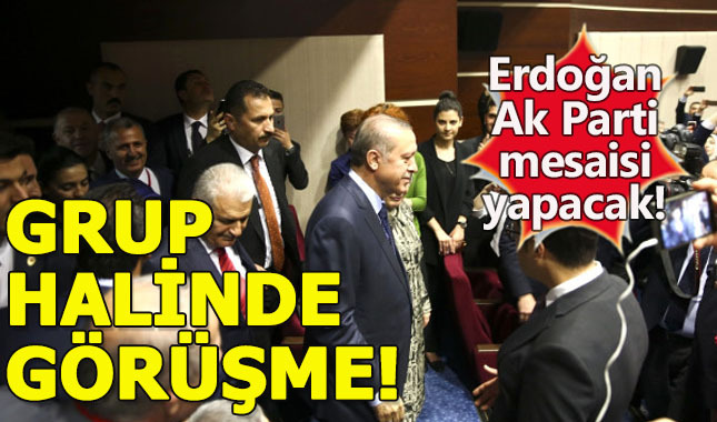 Erdoğan, Ak Partili vekillerle grup halinde görüşecek