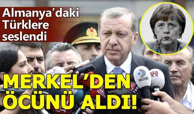 Erdoğan Almanya'daki Türklere seslendi: O partilere oy vermeyin