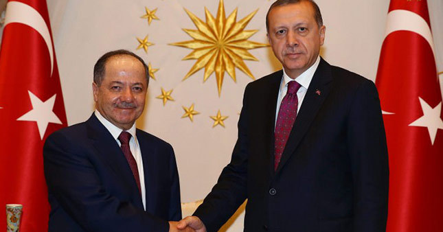 Erdoğan-Barzani görüşmesi sona erdi