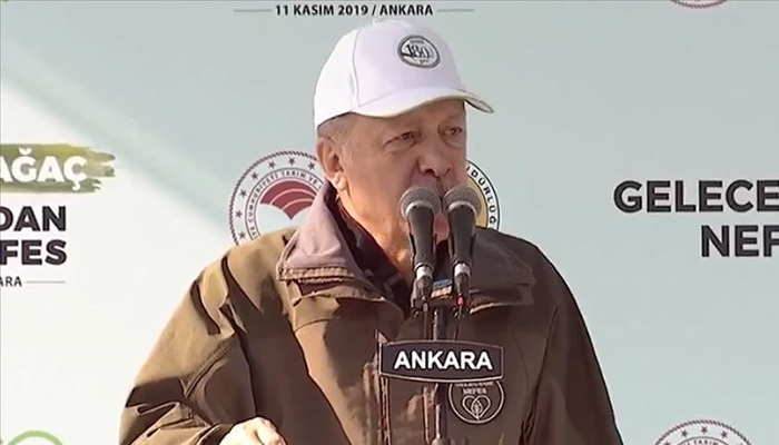 Erdoğan: Bizim yeşil sevgimiz ölçülemez