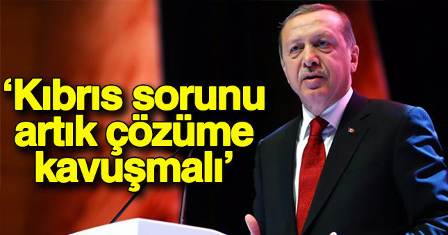 Erdoğan KKTC Cumhurbaşkanı ile görüştü