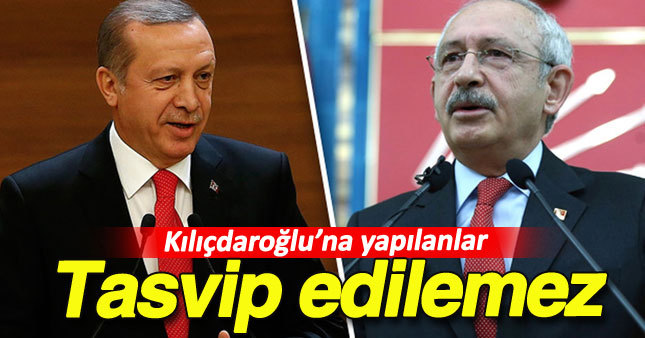 Erdoğan, Kılıçdaroğlu'na sahip çıktı 