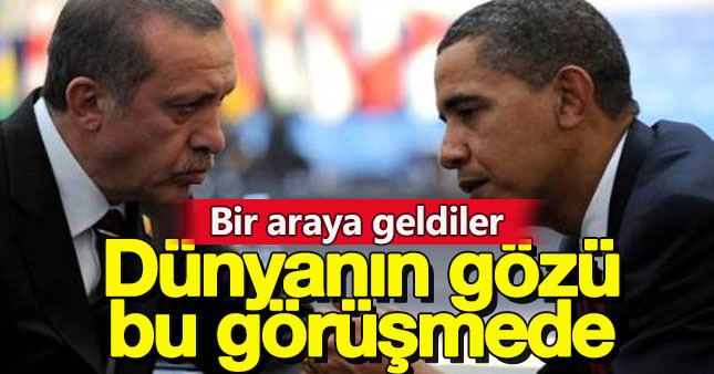 Erdoğan-Obama görüşmesi başladı