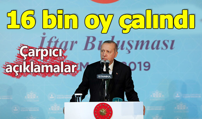Erdoğan: Oyları çaldılar bu kadar basit