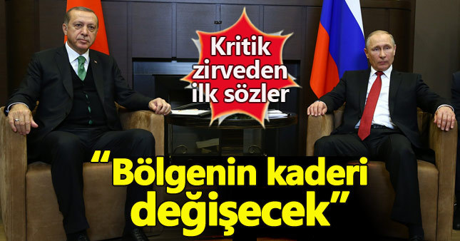 Erdoğan-Putin görüşmesi başladı