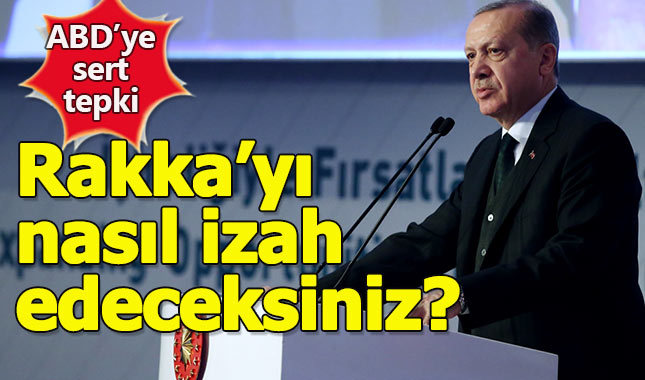 Erdoğan, Rakka'daki Öcalan posterlerine tepki gösterdi