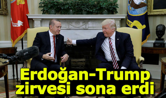 Erdoğan-Trump Zirvesi Sona Erdi