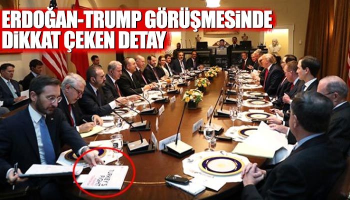 Erdoğan-Trump görüşmesinde dikkat çeken detay!