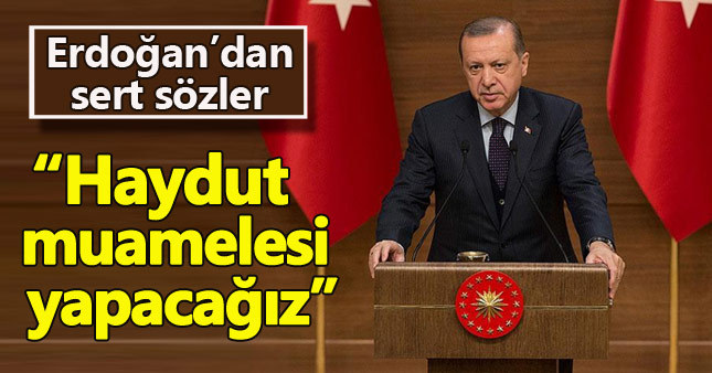 Erdoğan: Türkiye itilip kakılacak bir ülke değil