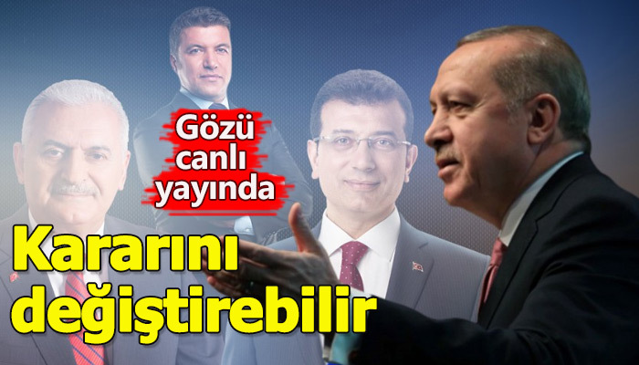 Erdoğan canlı yayına göre miting durumuna karar verecek