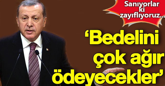 Erdoğan, Cerablus operasyonu sonrası sert konuştu