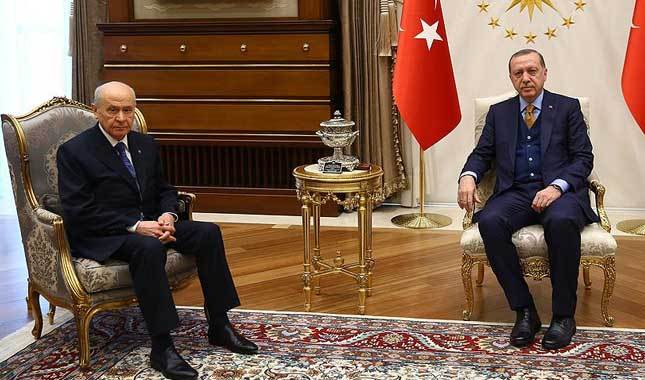 Erdoğan ile Bahçeli, telefonda Afrin'i görüştü