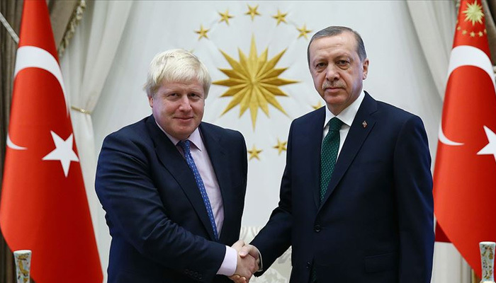 Erdoğan ile Boris Johnson telefonda görüştü