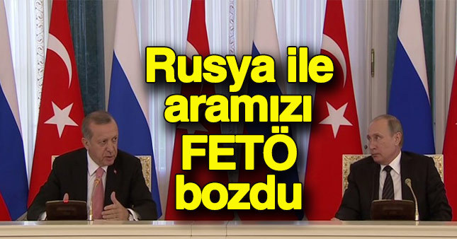 Erdoğan ile Putin yemekte buluştu