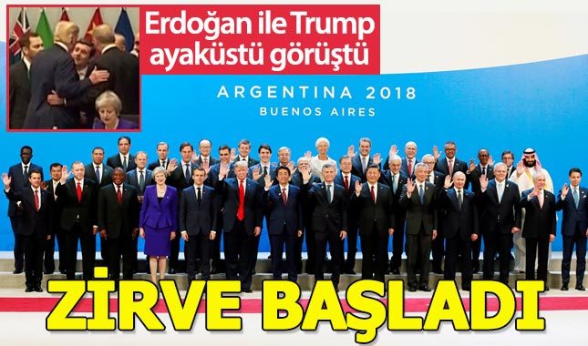 Erdoğan ile Trump G20 Zirvesi'nde görüştü