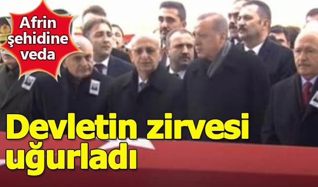 Erdoğan şehit cenazesinde konuştu: "Zafere ulaşacağız"