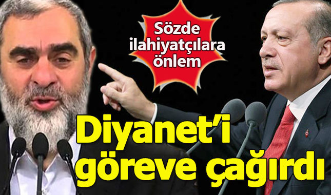 Erdoğan sözde ilahiyatçıya tepki gösterdi