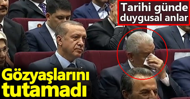 Erdoğan üye oldu, Binali Yıldırım ağladı