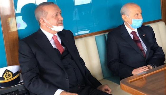 Erdoğan ve Bahçeli Yassıada'ya gitti