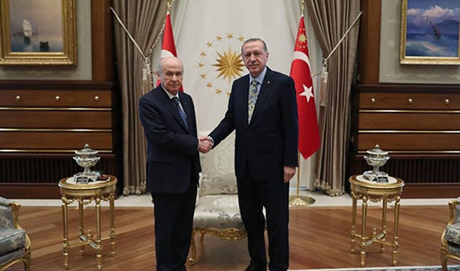 Erdoğan ve Bahçeli ittifak konusunu görüştü