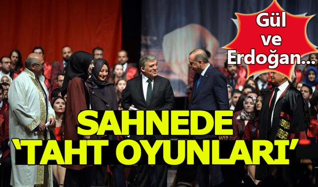 Erdoğan ve Gül sahnedeyken Taht Oyunları müziği çaldı