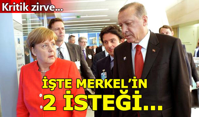 Erdoğan ve Merkel NATO zirvesinde buluştu